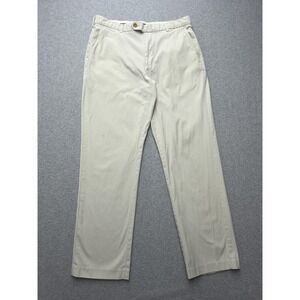 Brooks Brothers Pants Mens 34x30 Beige Clark Fit Supima Stretch Chino Casual